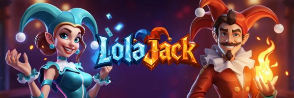 Lola Jack Casino login screen with a second factor prompt